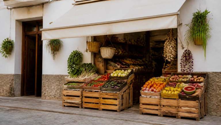 Boodschappen doen rond San Miguel de Salinas